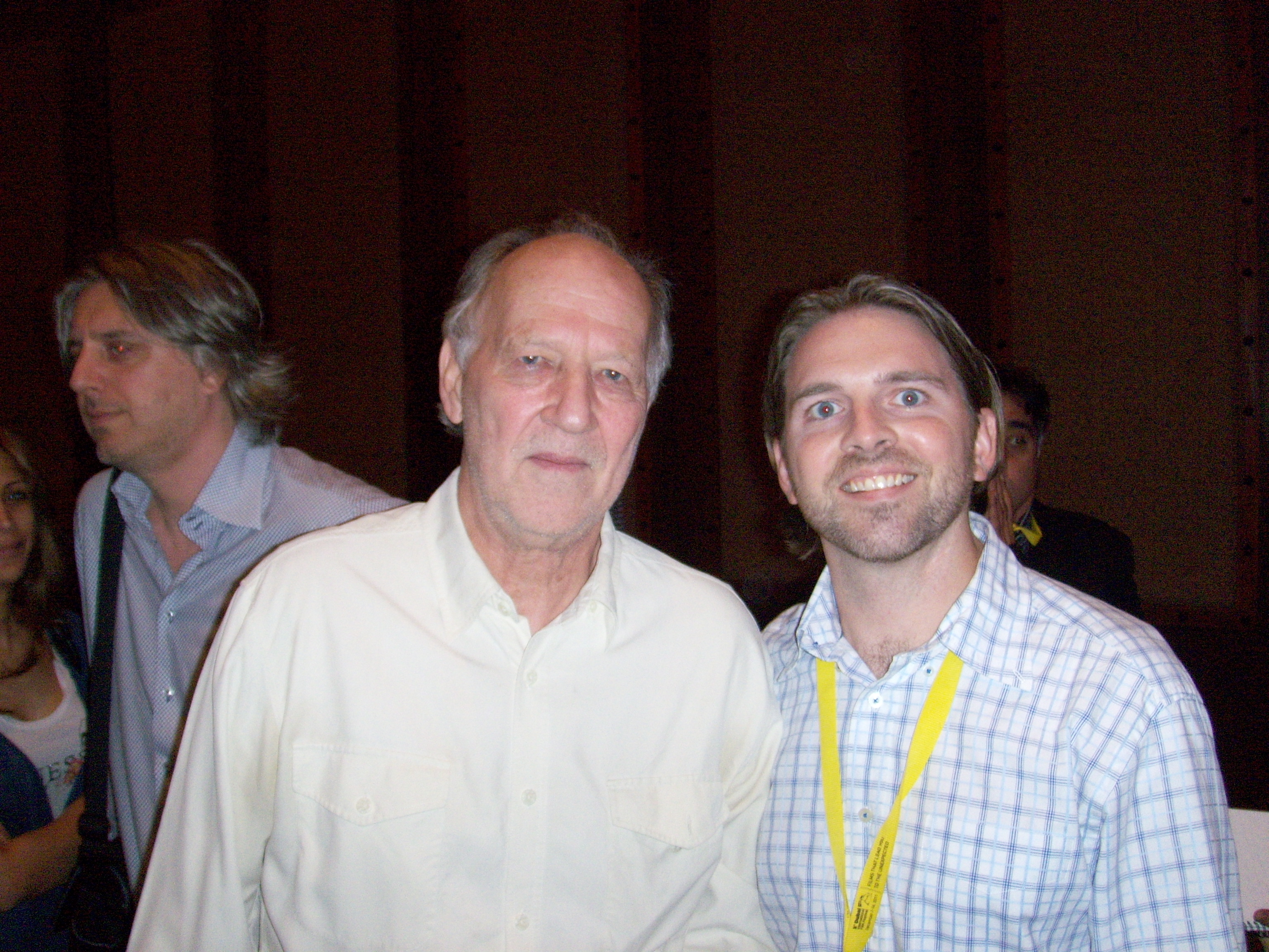 With director Werner Herzog at the Dubai International Film Festival(2012)