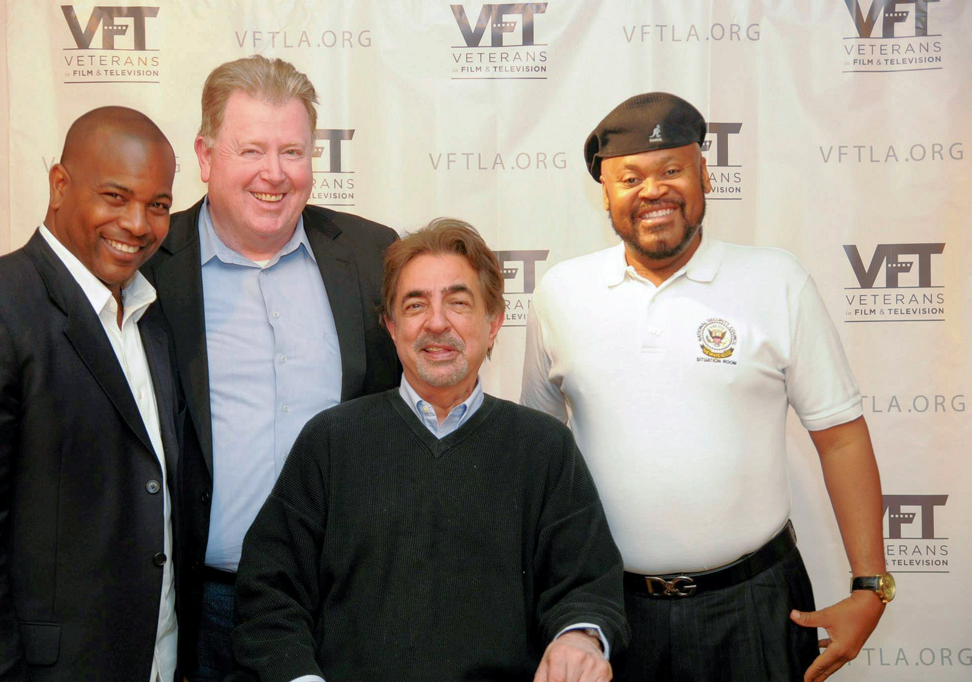 DC, Joe Mantegna, and members of Veterans in Film and Television