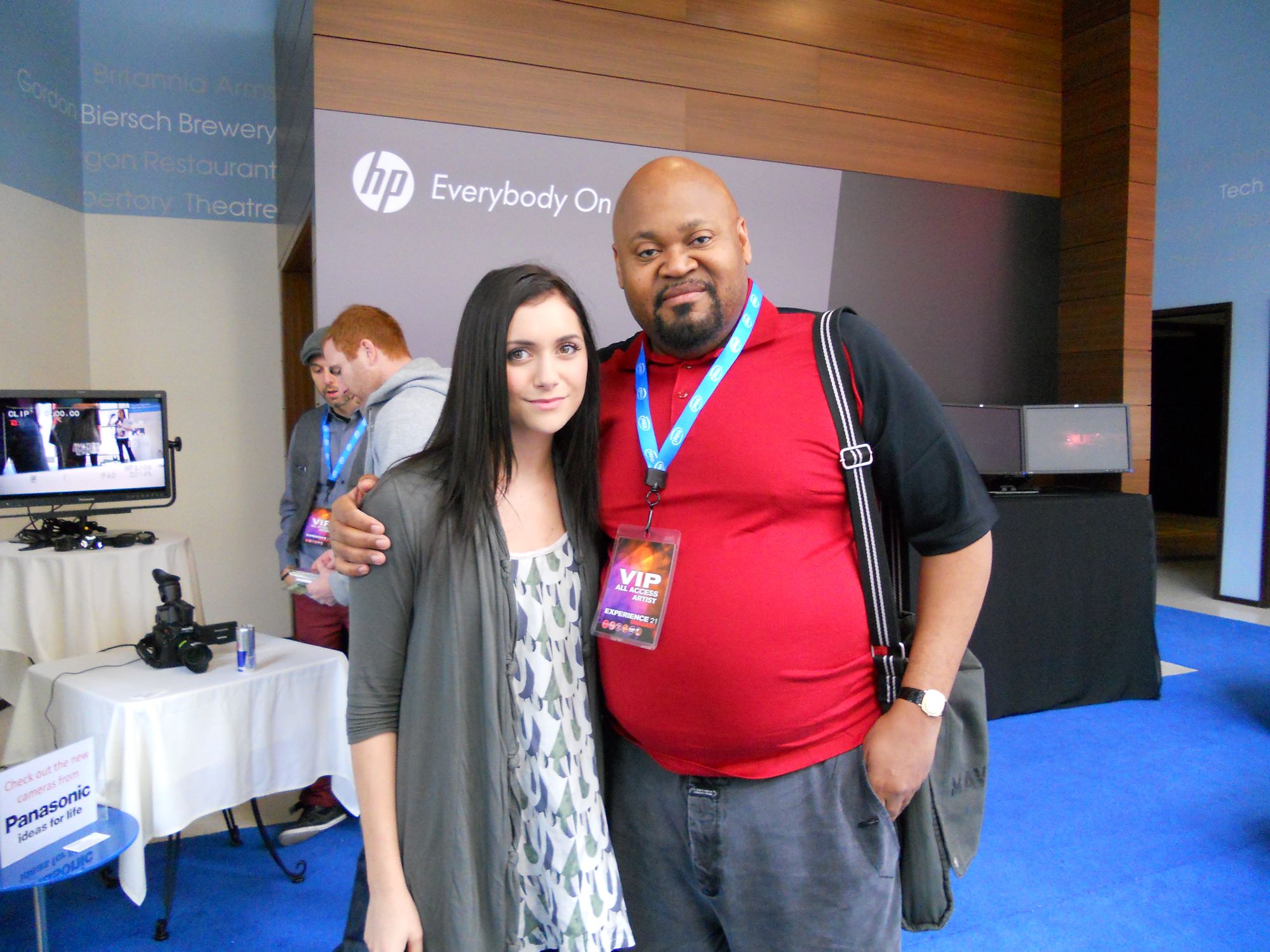 Dwayne Conyers with Alyson Stoner