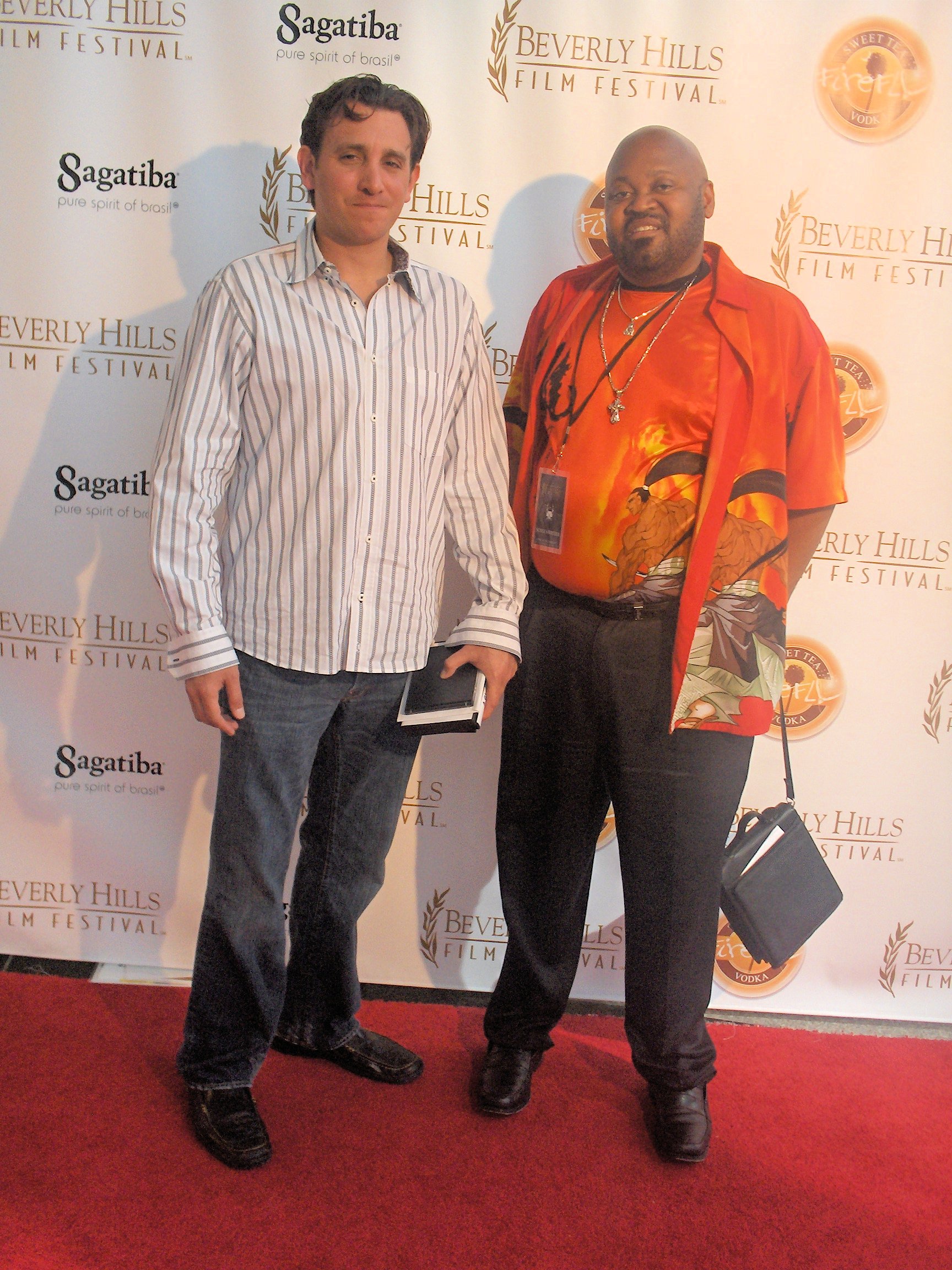 At the Beverly Hills Film Festival with actor Matteo Indelicato