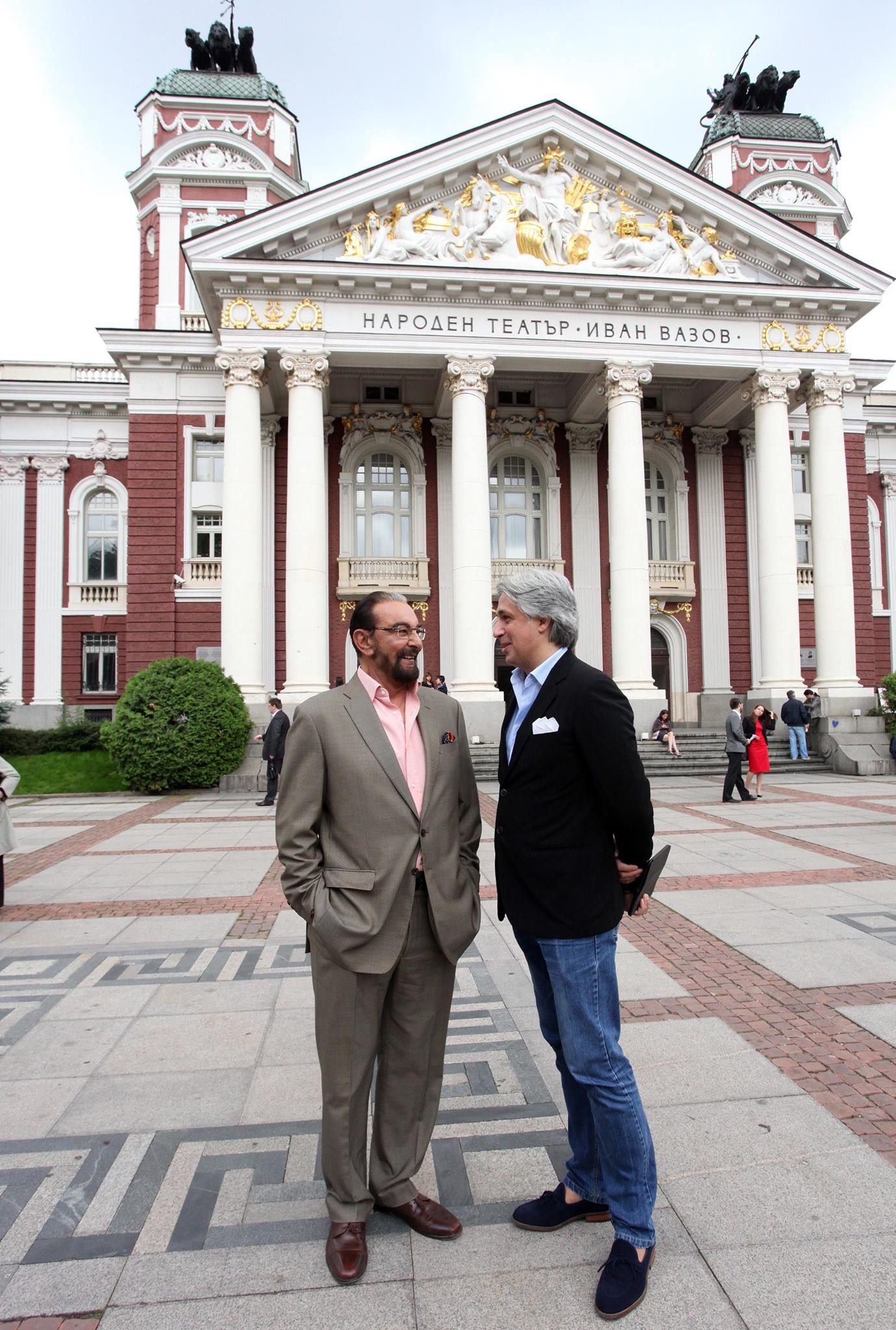 Kabir Bedi and Krassimir Ivanoff