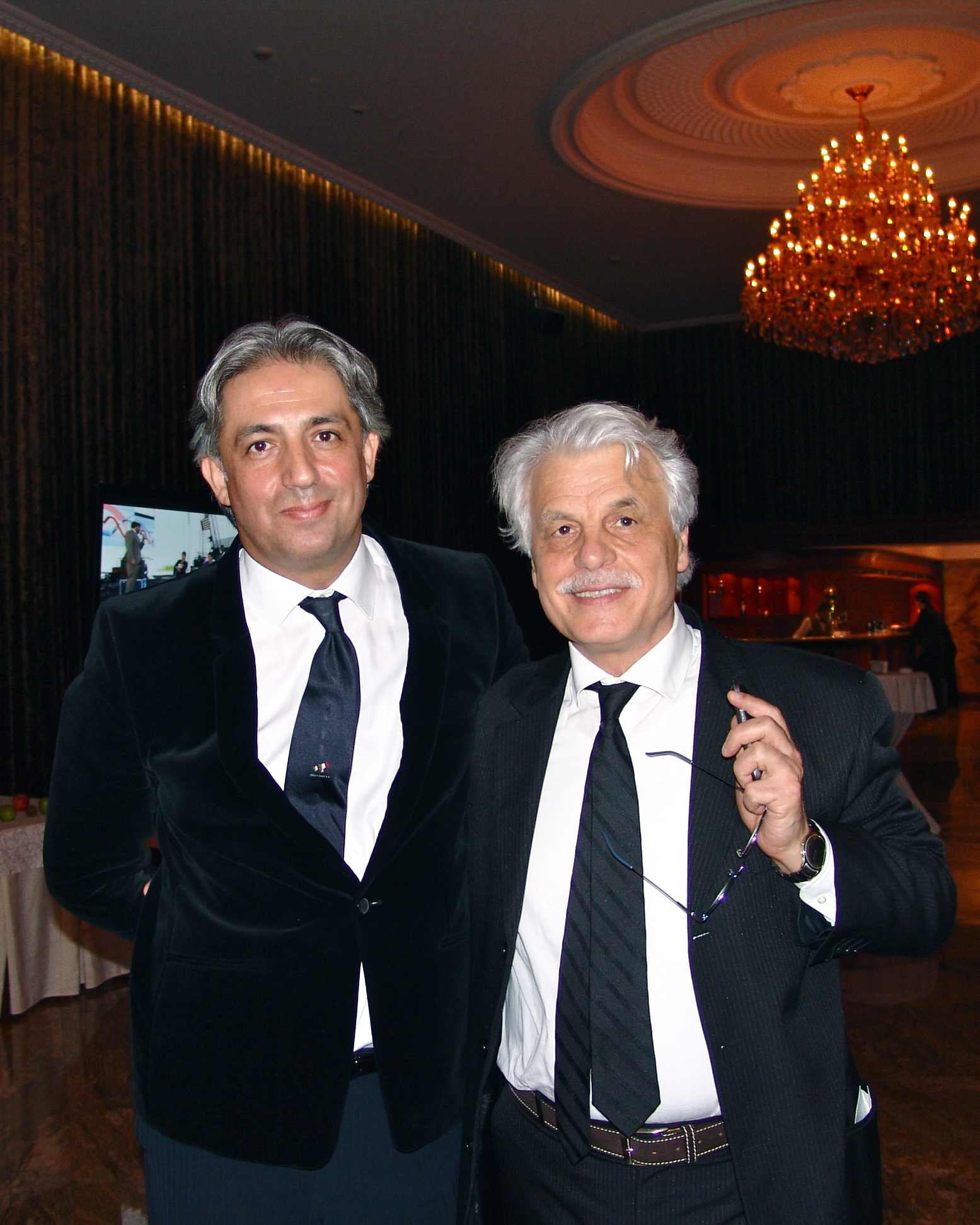 Krassimir Ivanoff and Michele Placido in Moscow