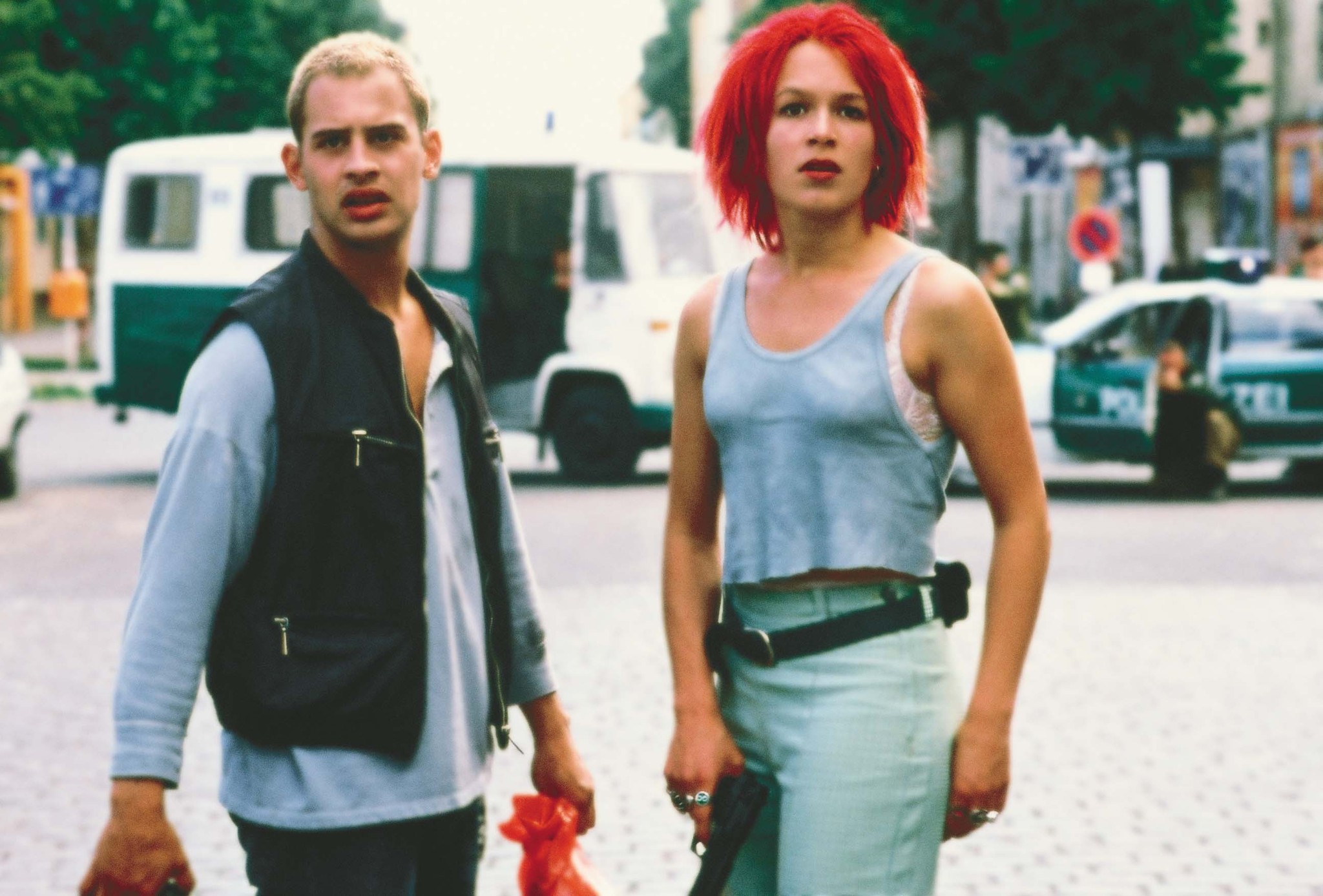 Still of Moritz Bleibtreu and Franka Potente in Lola rennt (1998)