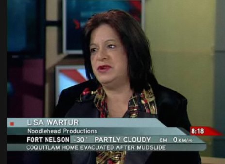 Lisa on Global Television Morning News
