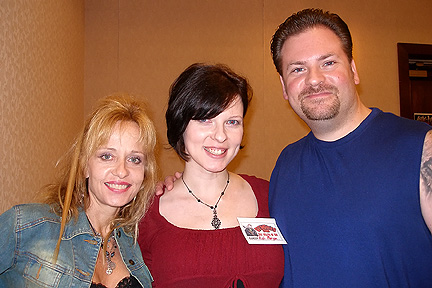 Linnea Quigley, Ryli Morgan, Mark Baranowski (September 2006)