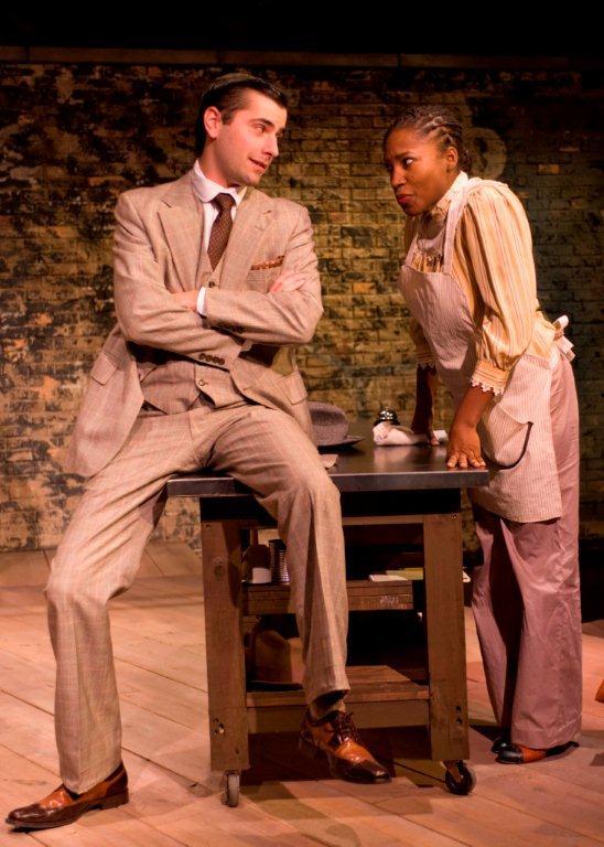 Mildred Marie Langford and Matt Fletcher in FAILURE: A LOVE STORY (Victory Gardens Theatre)