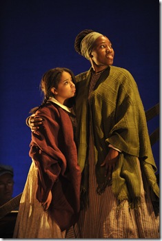 Mildred Marie Langford and Khori Faison in A CIVIL WAR CHRISTMAS (Northlight Theatre)