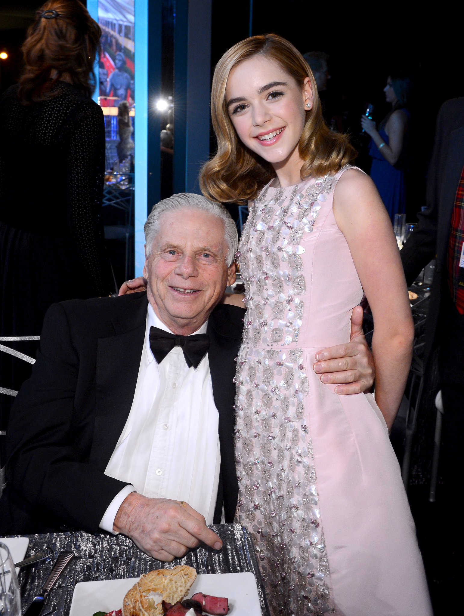 Robert Morse and Kiernan Shipka