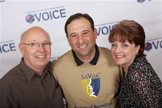 Rob Sciglimpaglia with James Alburger and Penny Abshire at VOICE 2010