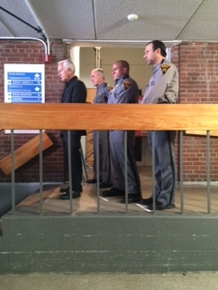 Production Still from BEING with Rob Sciglimpaglia, Lance Henriksen and Robert John Burke.