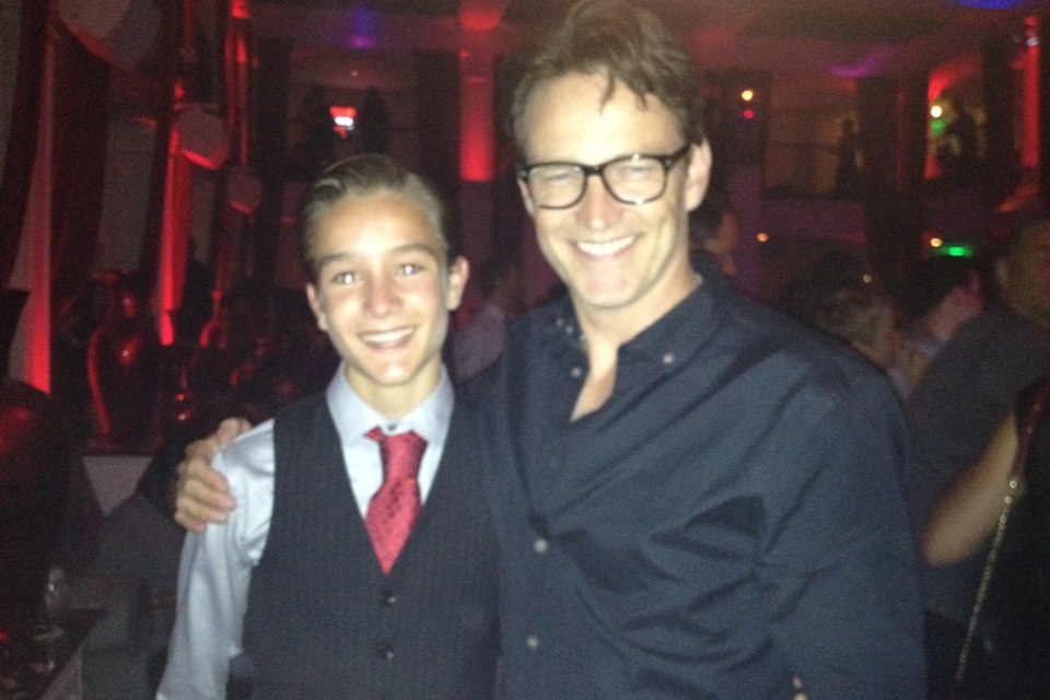 Alec Gray and Stephen Moyer at True Blood Series Wrap Party