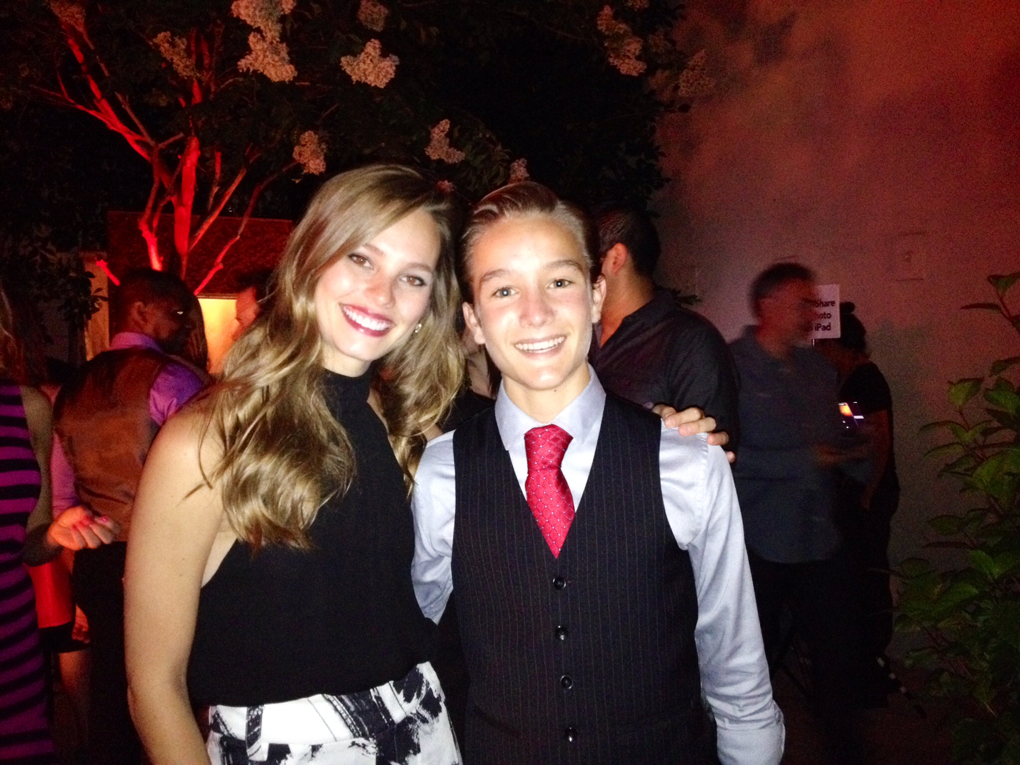 Alec Gray and Bailey Noble at True Blood Series Wrap Party