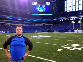 Matthew Allen at Lucas Oil Stadium. Indianapolis Colts.
