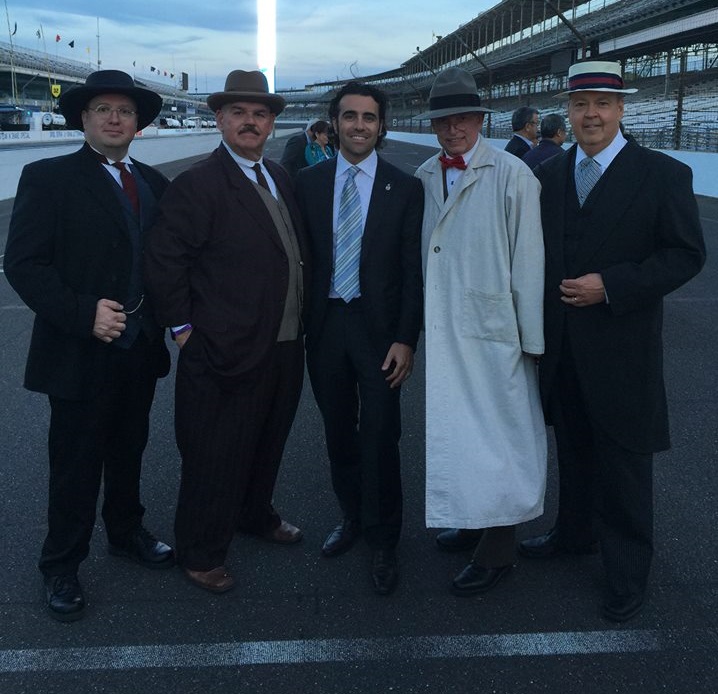Founding Four of Indianapolis Motor Speedway with Dario Franchitti at IMS