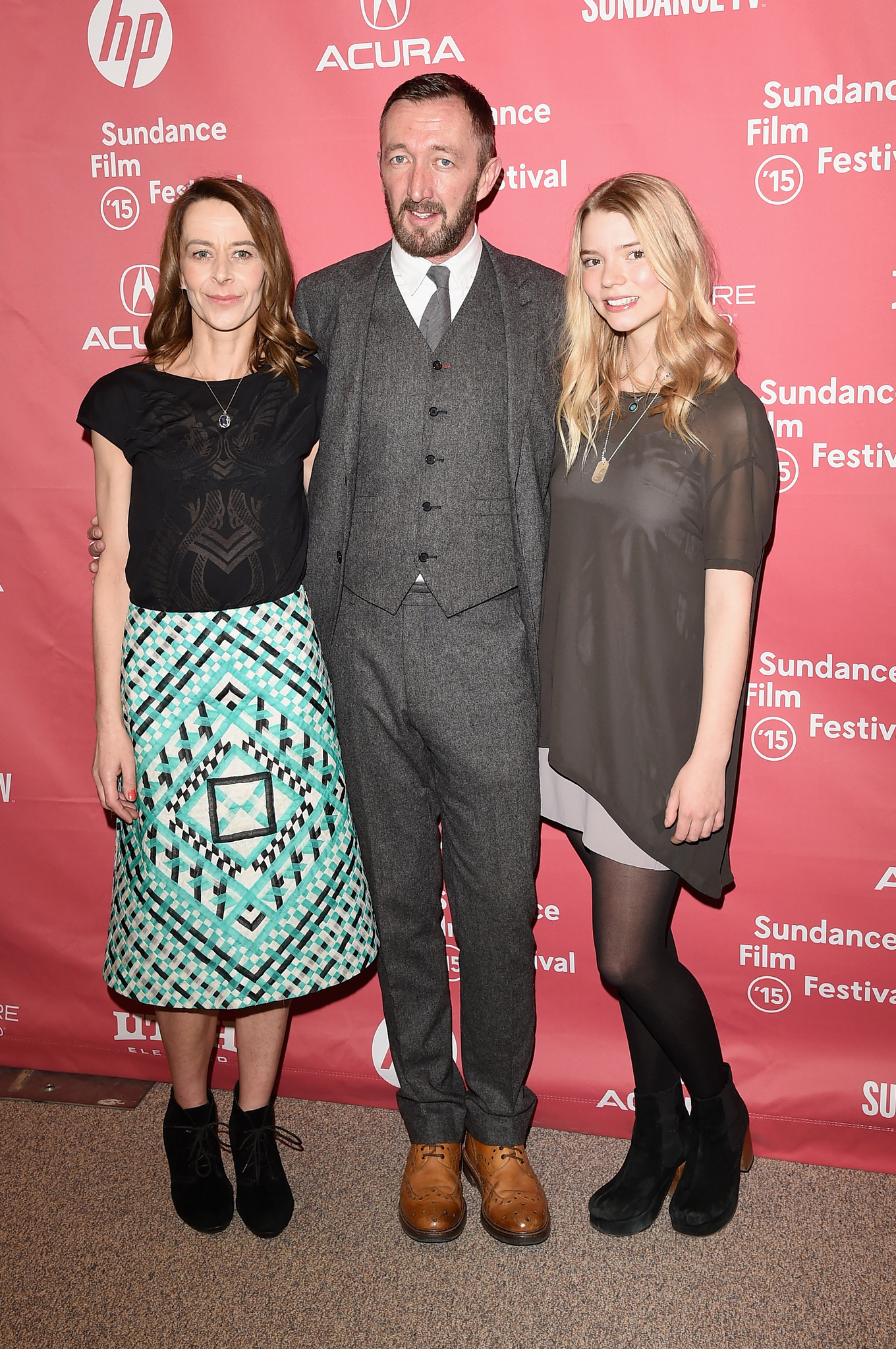 Kate Dickie, Ralph Ineson and Anya Taylor-Joy at event of The Witch (2015)