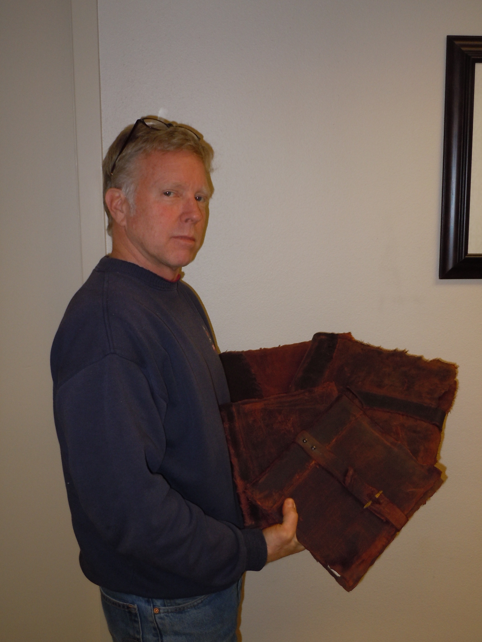 Aged & Weathered Leather Books. As seen on the NBC show Grimm.