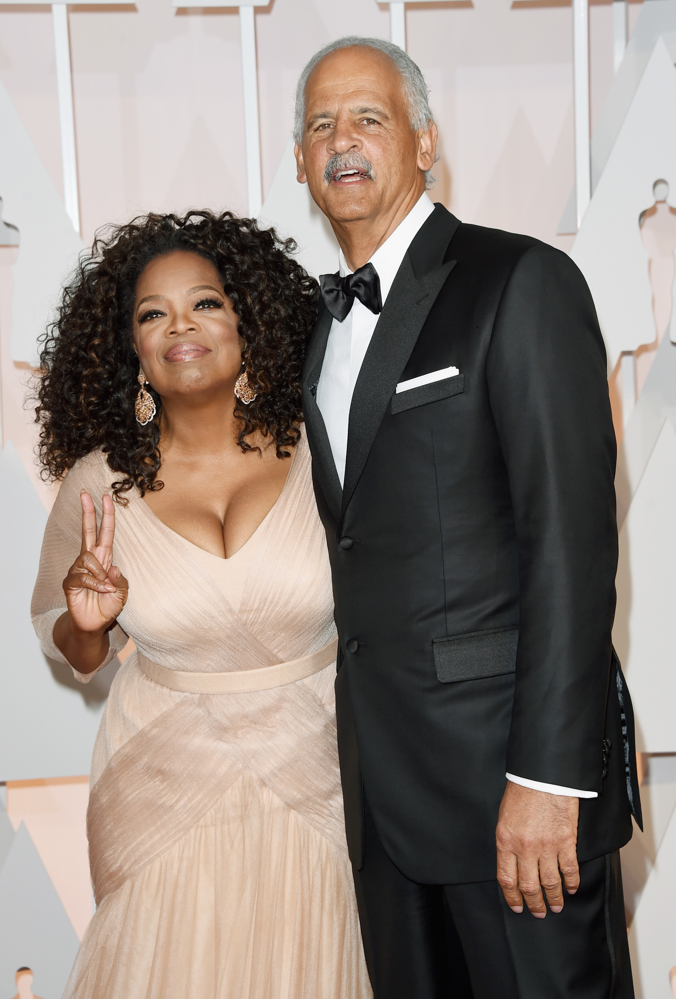 Oprah Winfrey and Stedman Graham at event of The Oscars (2015)