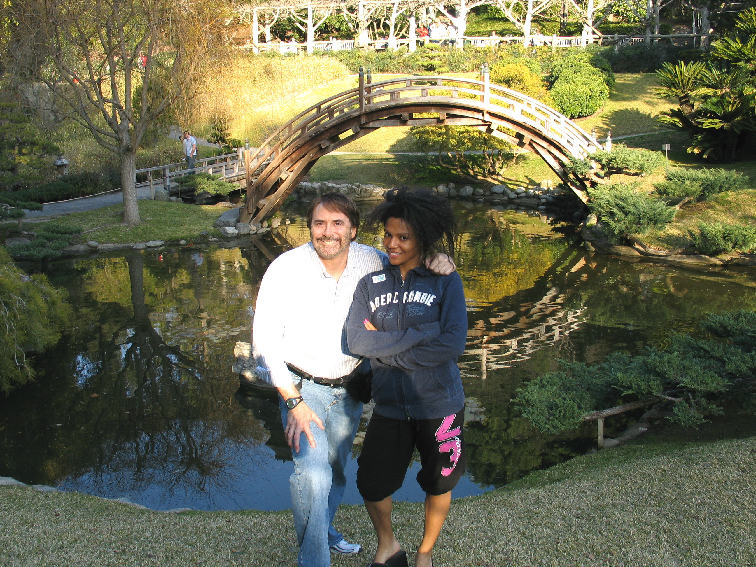 Seth Greenky and Tiara Parker, February 16, 2008 at Huntington Gardens in Pasadena, CA