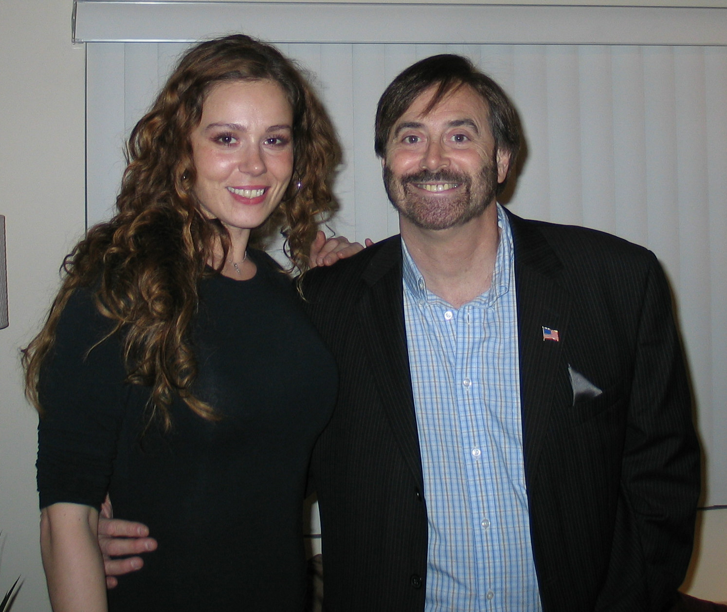 With Lisa Miller in L.A. January 21, 2008