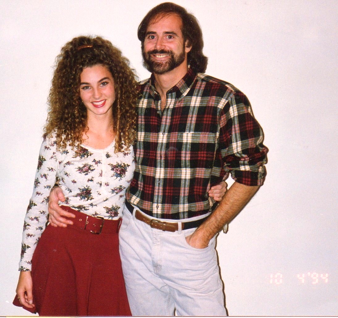 Seth Greenky with Alicia Minshew (October 4, 1994) at the very start of her career, more than 7 years before she became a star as 