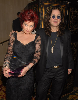 Ozzy Osbourne and Sharon Osbourne