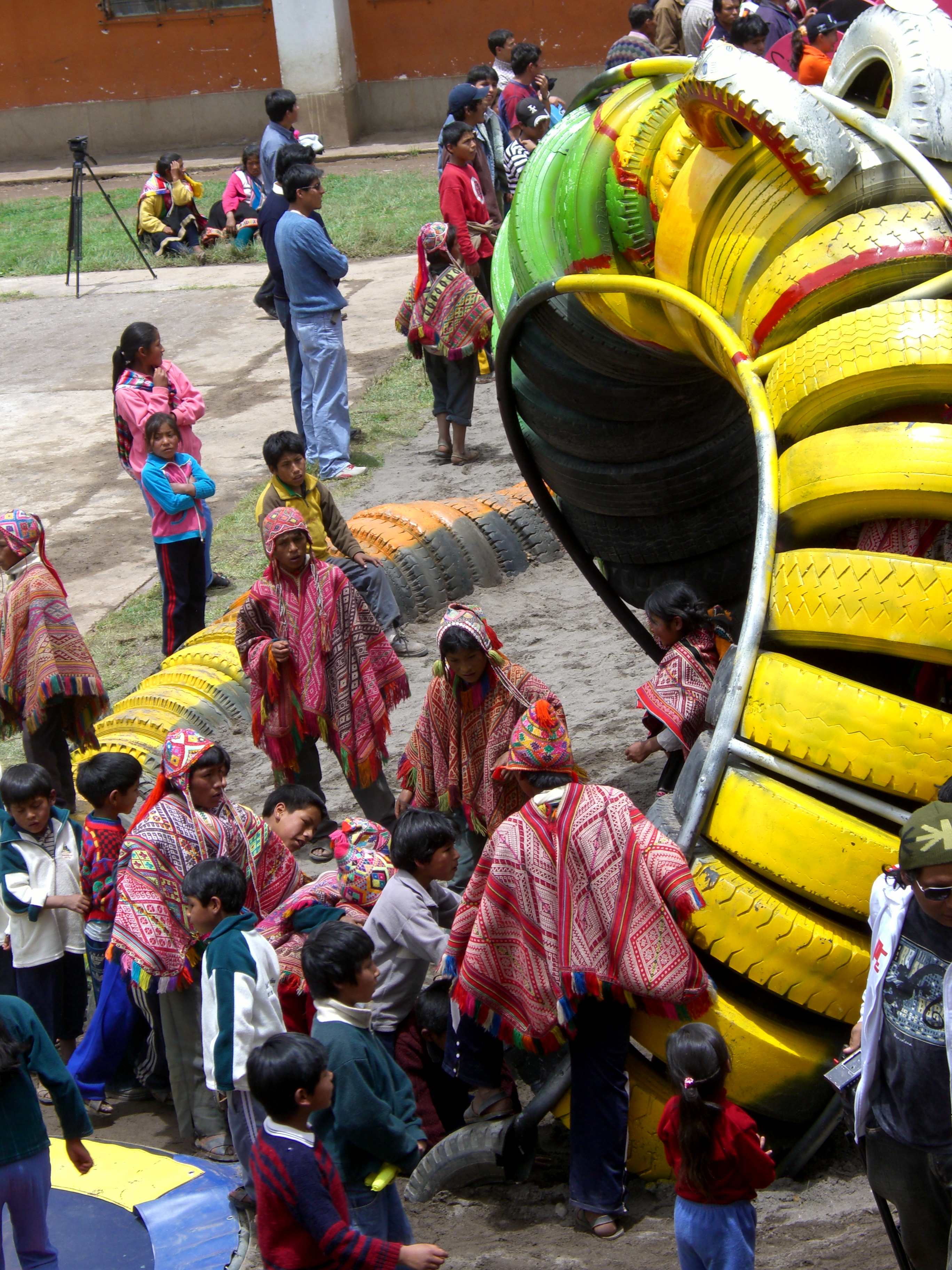 On location in the Andes (Sacred Valley of the Incas)