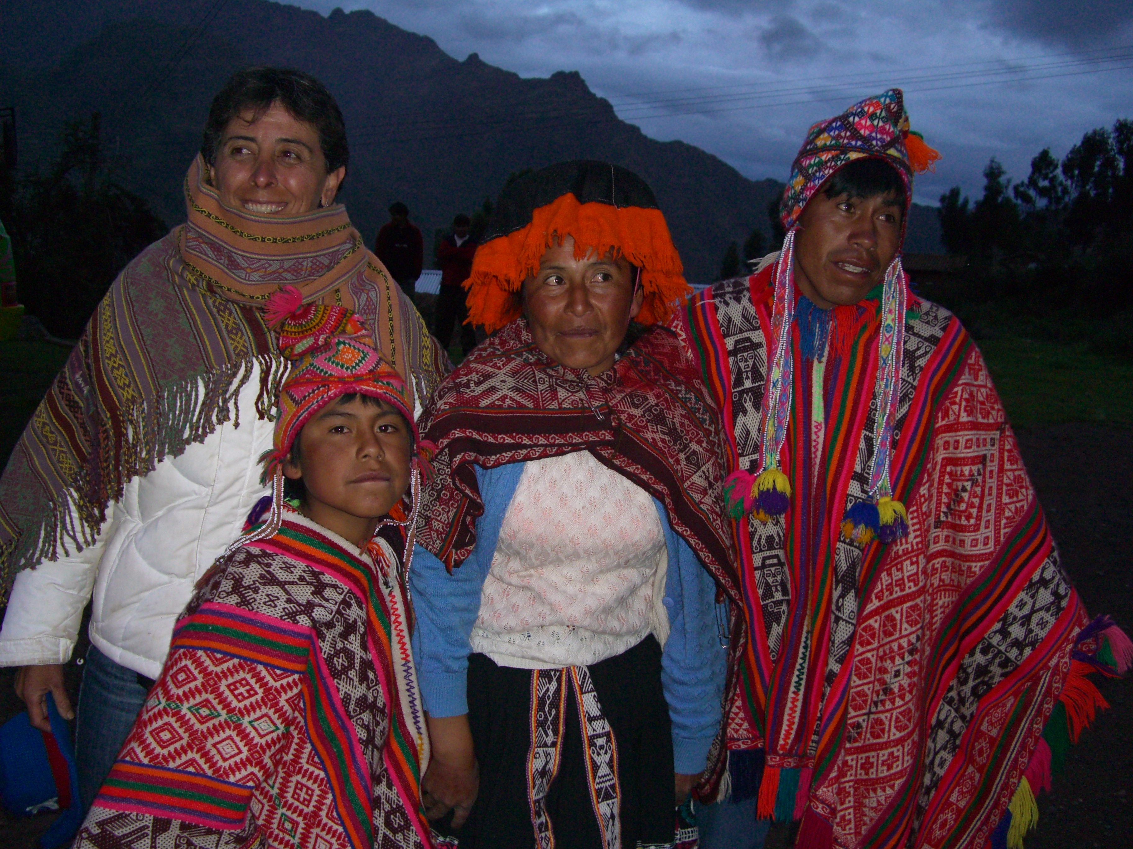 On location in the Andes (Sacred Valley of the Incas)