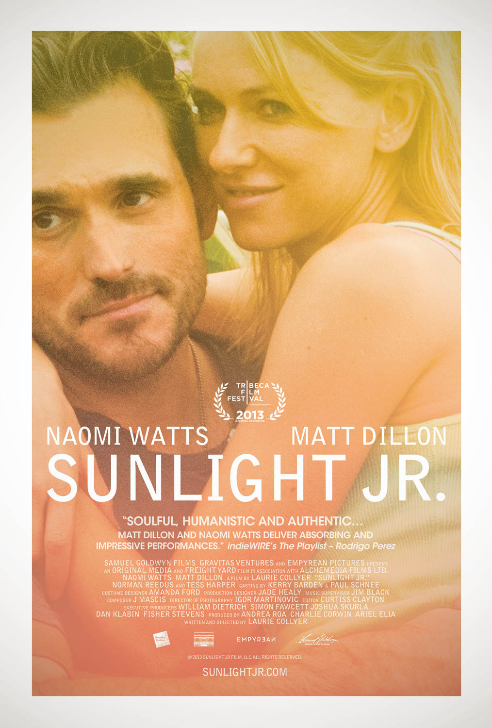 Still of Matt Dillon and Naomi Watts in Sunlight Jr. (2013)
