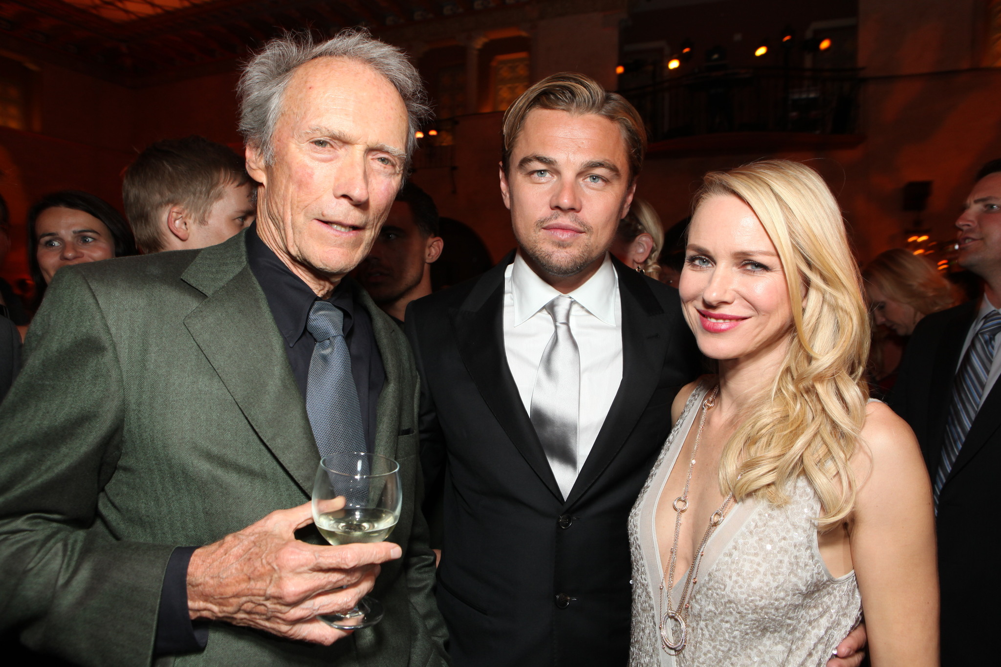 Leonardo DiCaprio, Clint Eastwood and Naomi Watts at event of J. Edgar (2011)