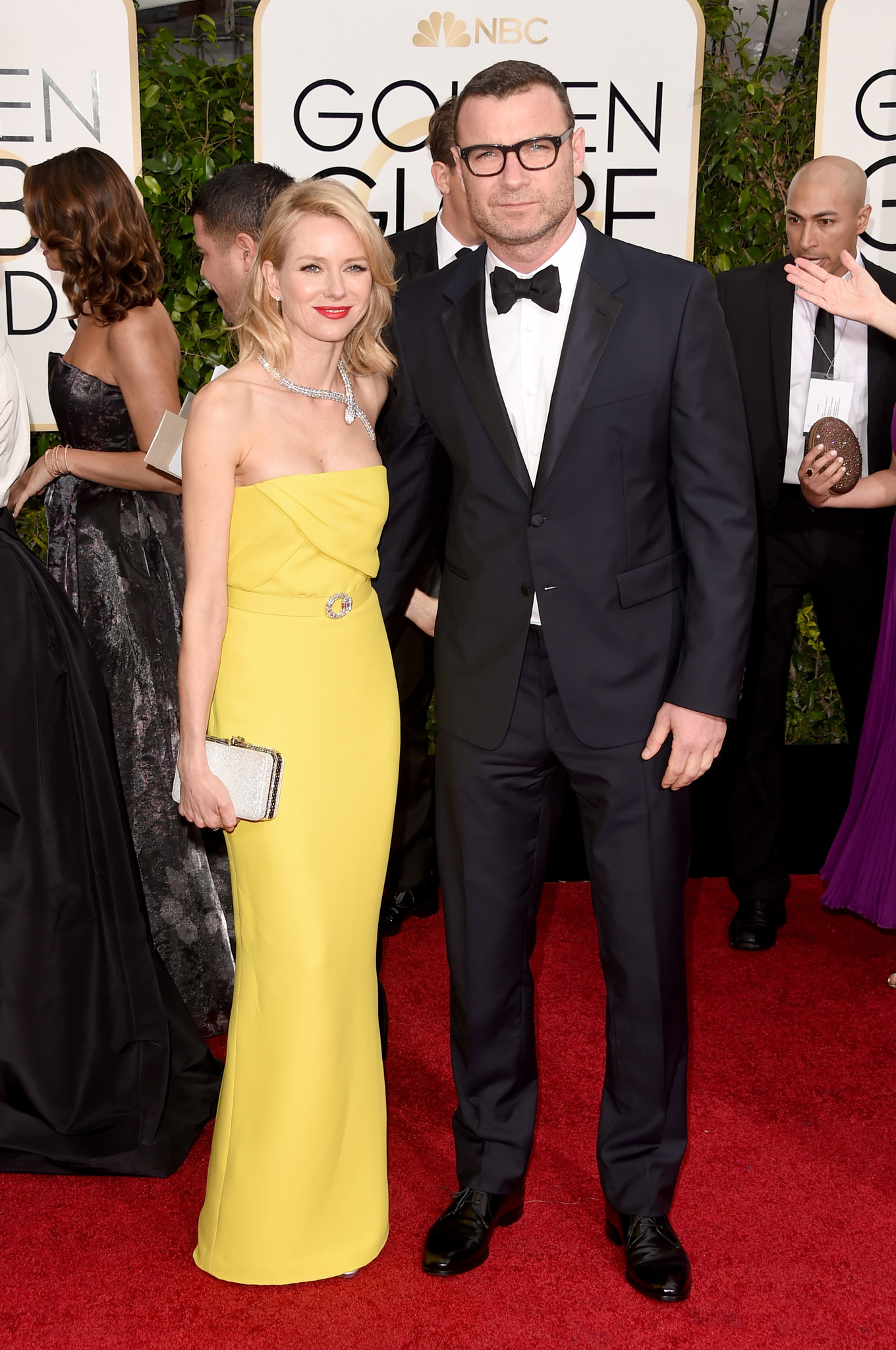 Liev Schreiber and Naomi Watts at event of The 72nd Annual Golden Globe Awards (2015)