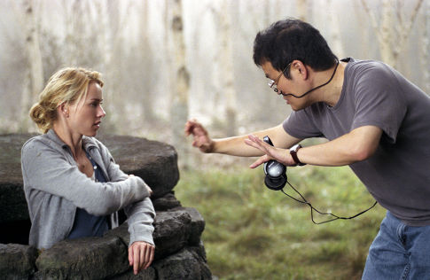 Director HIDEO NAKATA gives some direction to star NAOMI WATTS on the location set of DreamWorks Pictures' horror thriller THE RING TWO.