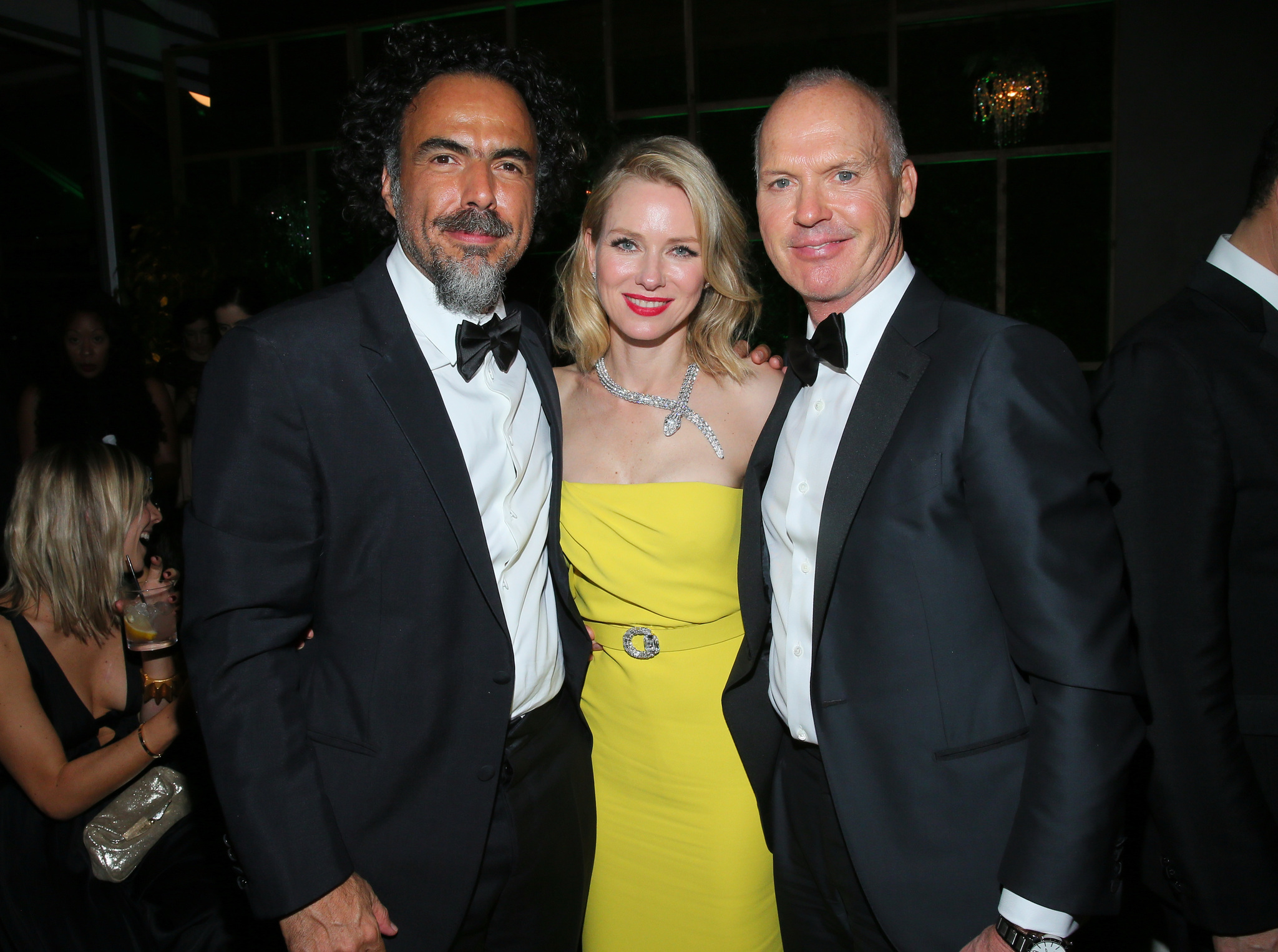 Michael Keaton, Alejandro González Iñárritu and Naomi Watts