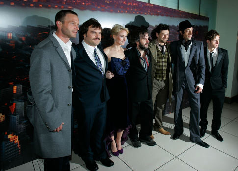 Peter Jackson, Adrien Brody, Jamie Bell, Jack Black, Thomas Kretschmann, Andy Serkis and Naomi Watts at event of King Kong (2005)