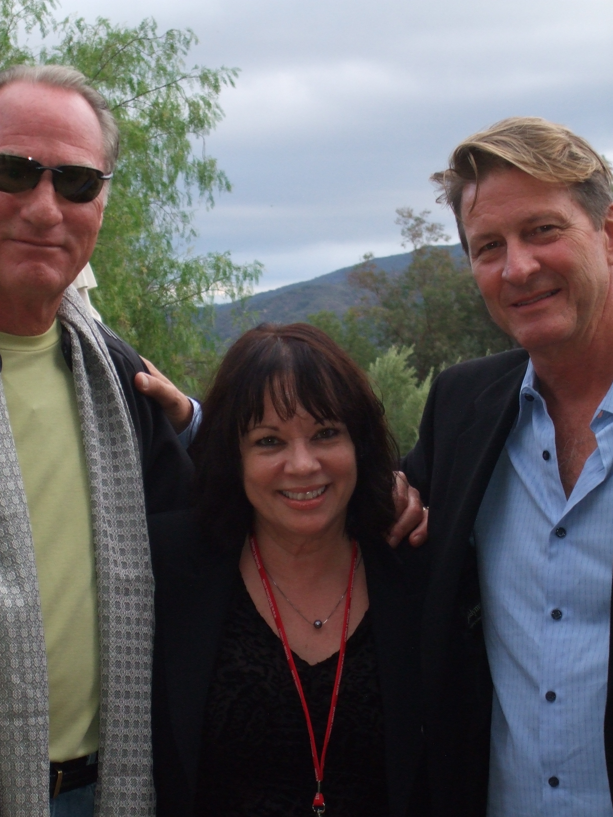 Craig T. Nelson, Joni Kearney, Brett Cullen at Ojai Valley Resort & Spa.