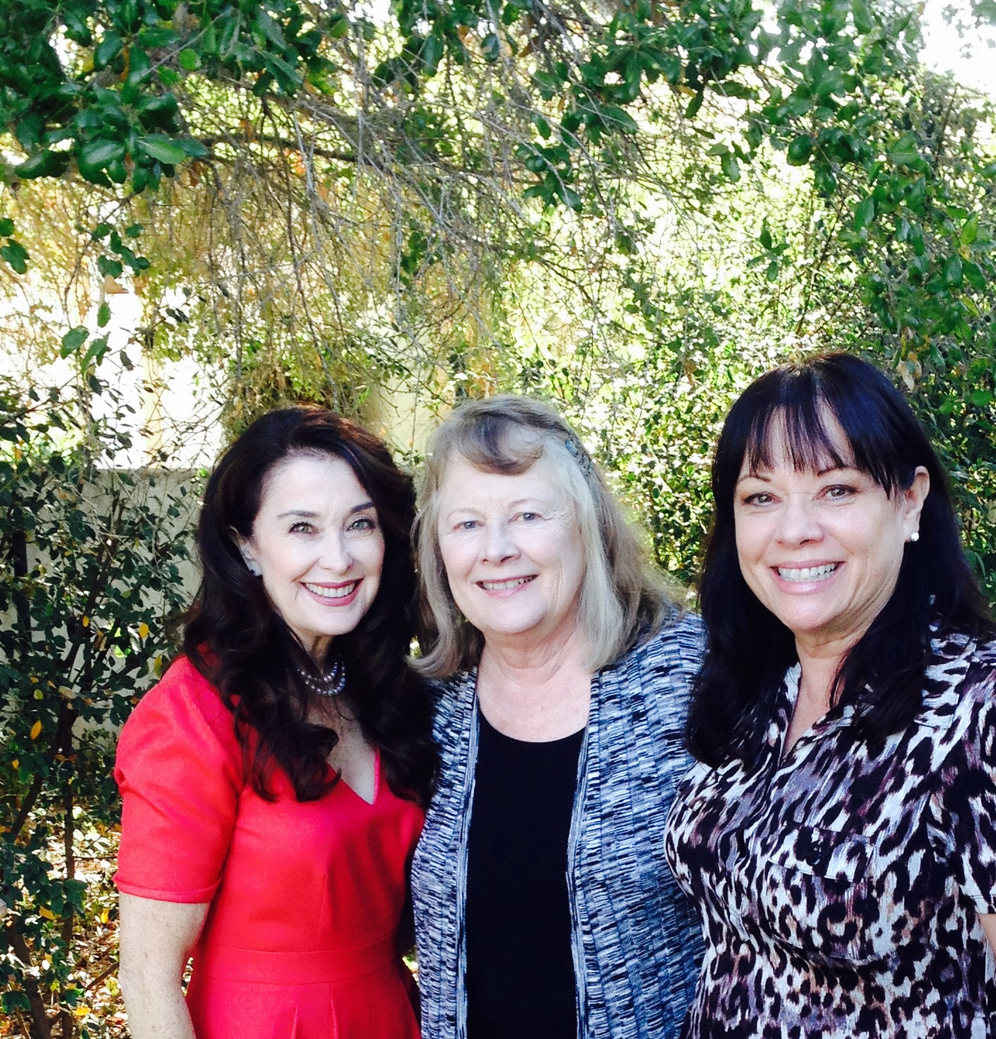 Asunta Fleming, Shirley Knight and Joni Kearney at the Women In Film luncheon at OFF.