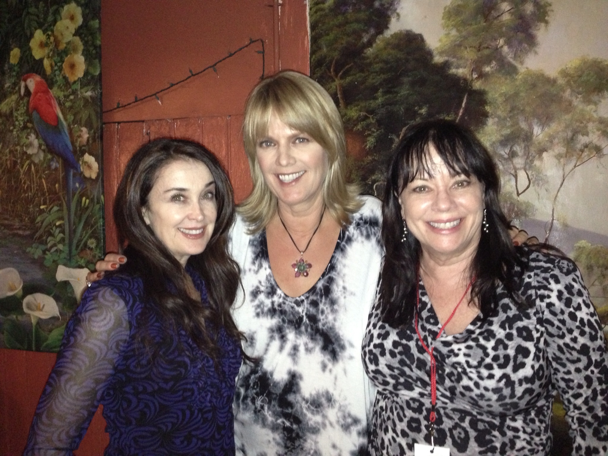 Asunta Fleming, Catherine McClenahan and me at the Ojai Film Festival.