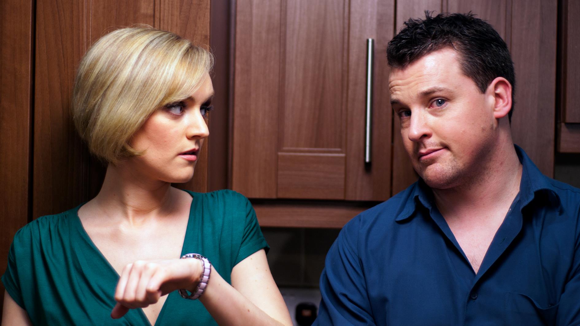 Michelle Beamish (OLIVIA) and Declan Reynolds (SCOTT) on TROUBLE TIMES THREE Ep 2 (2012)