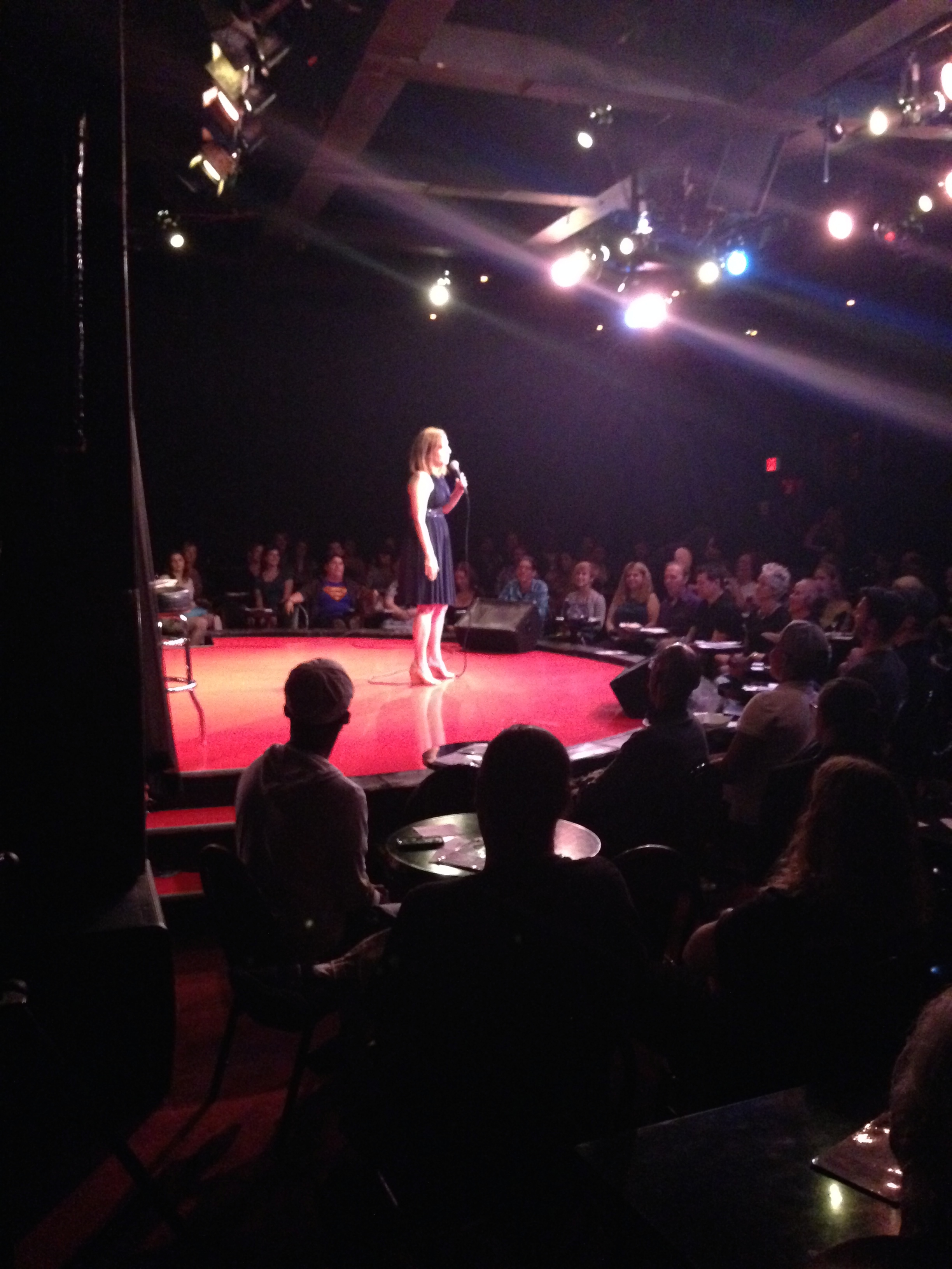 Me performing in the main room @TheComedy Store