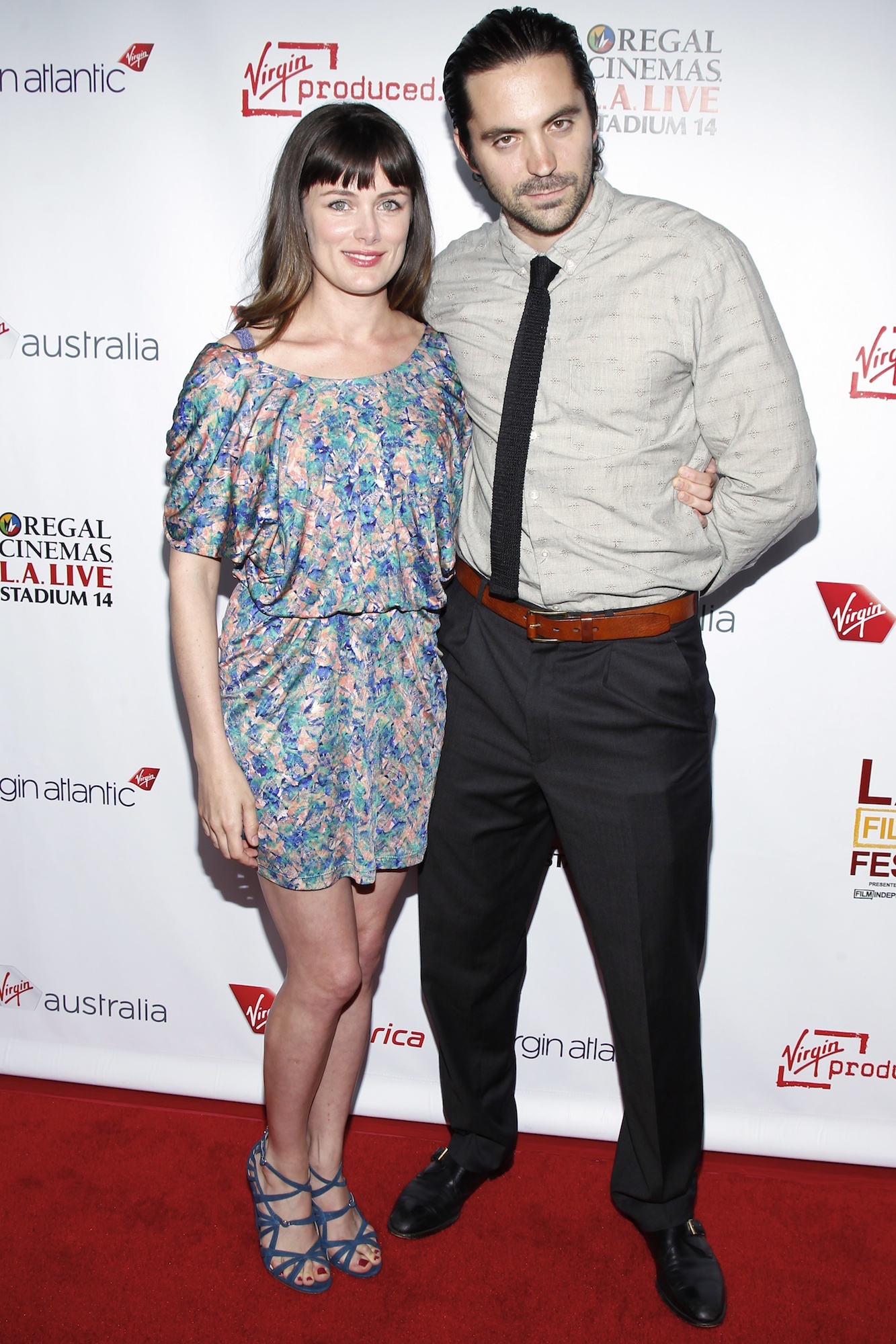 Kat Coiro and Rhys Coiro at event of Departure Date (2012)
