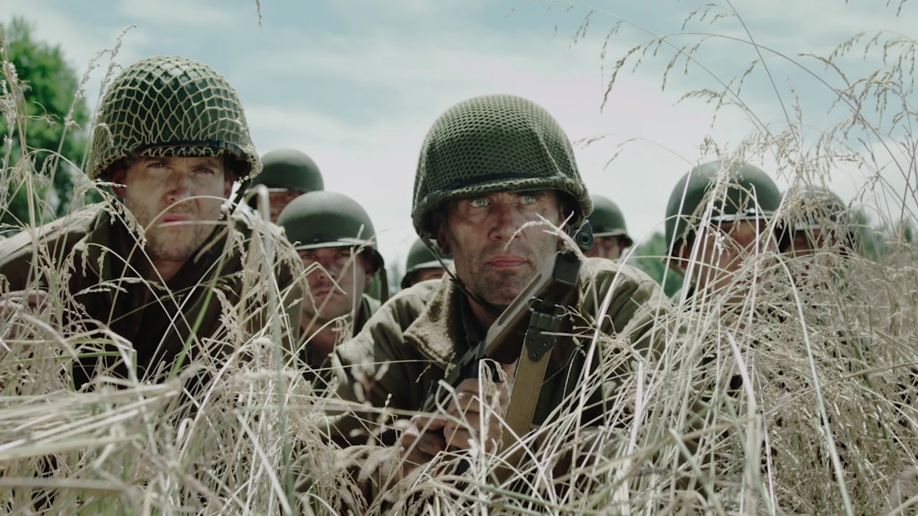 Still of Robert McKeehen, Brad Schmidt and Grant Alan Ouzts in Combat Report (2015)