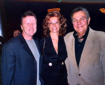 Steve Nave Sophia Loren and Mike Conners