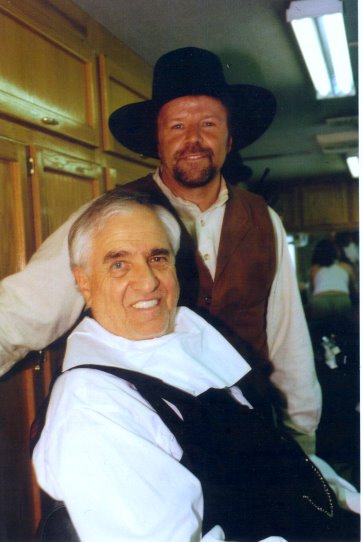 Steve Nave and Garry Marshall - On Set of 'The Long Ride Home'