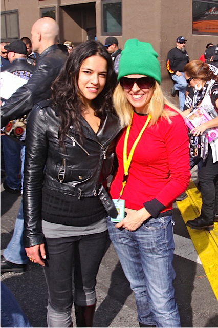 Michelle Rodriguez at the Toy Ride 2012