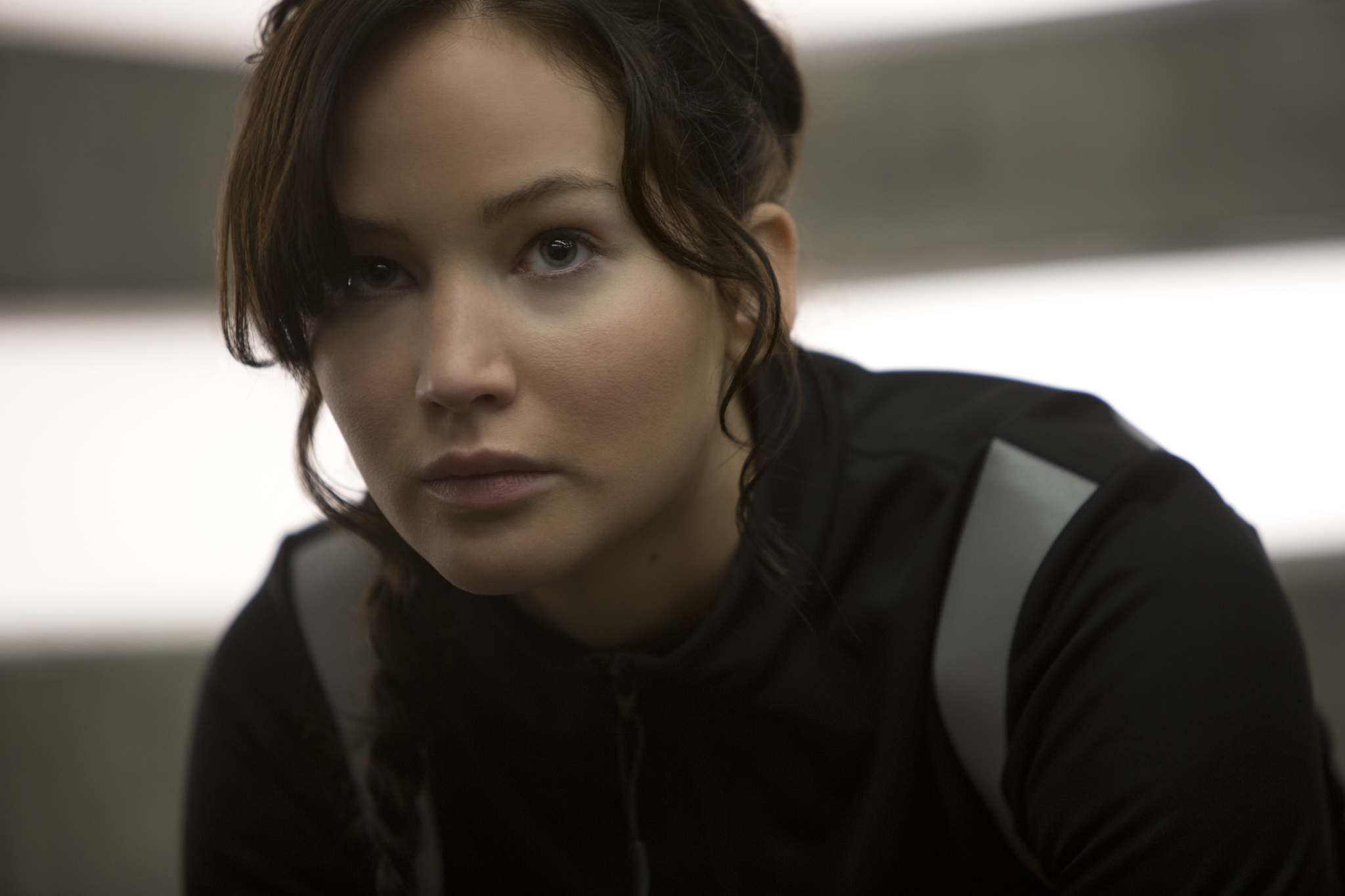 Still of Jennifer Lawrence in Bado zaidynes. Ugnies medziokle (2013)