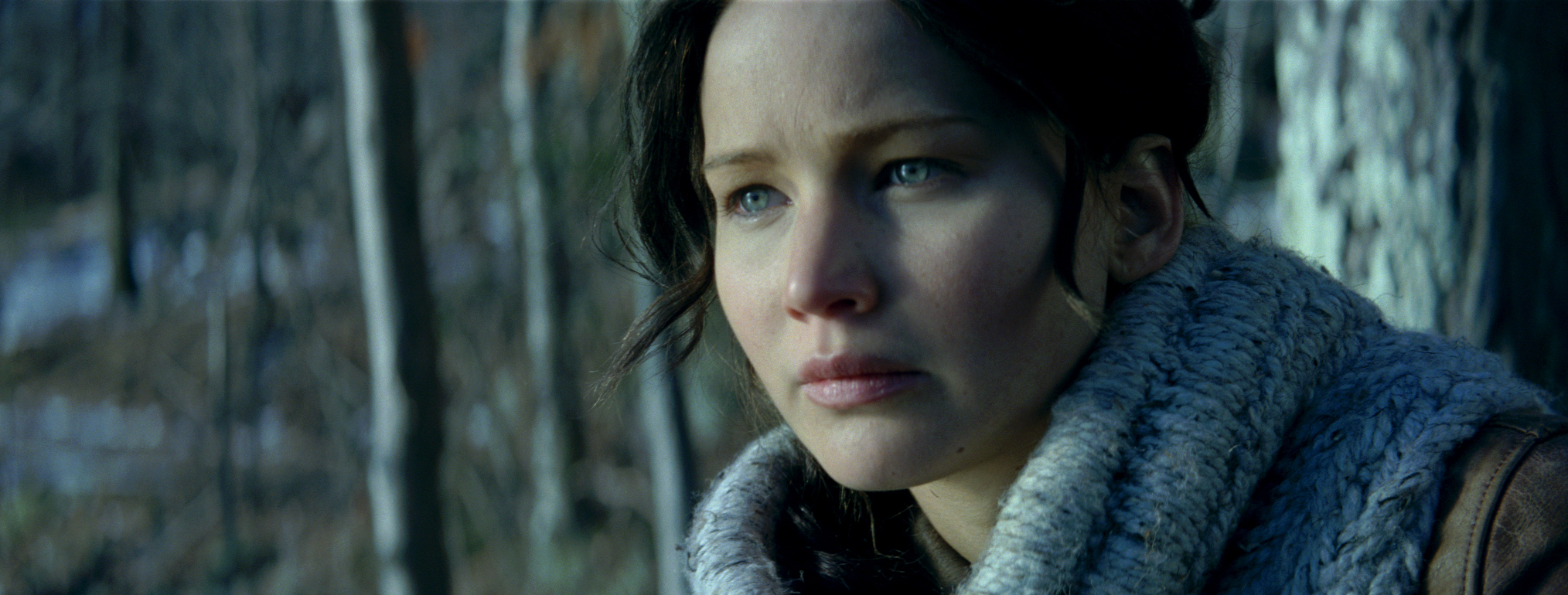 Still of Jennifer Lawrence in Bado zaidynes. Ugnies medziokle (2013)