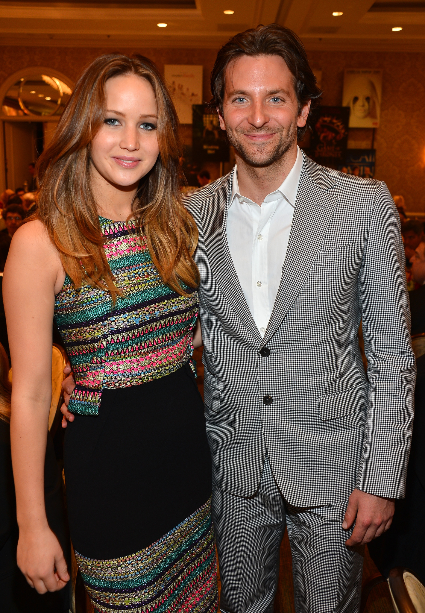 Bradley Cooper and Jennifer Lawrence