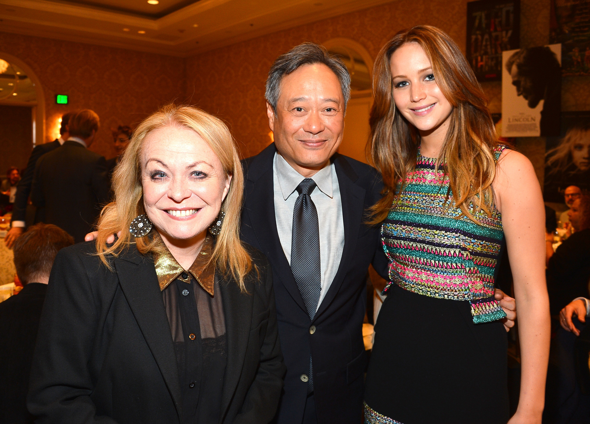 Ang Lee, Jacki Weaver and Jennifer Lawrence