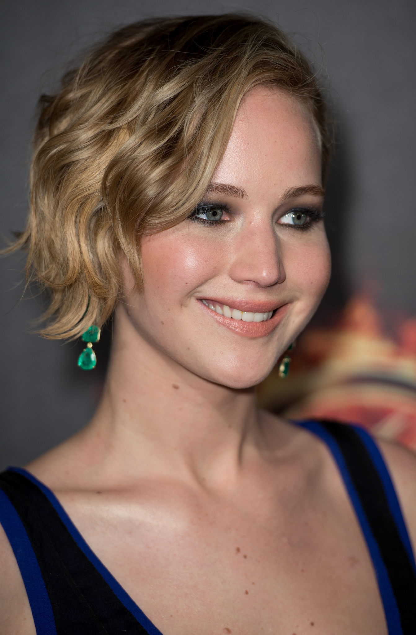 Jennifer Lawrence at event of Bado zaidynes: Strazdas giesmininkas. 1 dalis (2014)