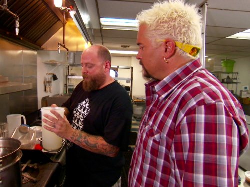 Still of Guy Fieri in Diners, Drive-ins and Dives (2006)