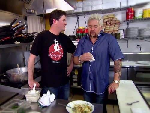 Still of Guy Fieri in Diners, Drive-ins and Dives (2006)